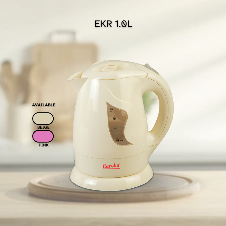 Eureka Electric Kettle Household Over Heat Protection Stainless Steel (Rotating) 1.0L & 1.7L