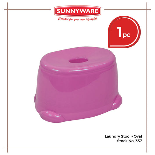 1pc Sunnyware 337 Laundry Stool - Oval
