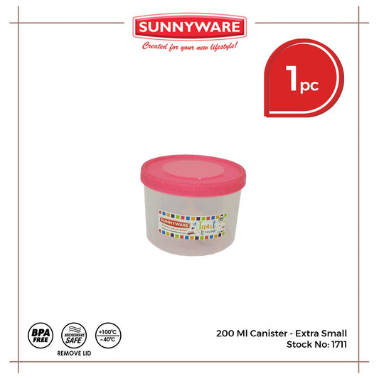 Sunnyware 1711 200 ml Canister - extra small