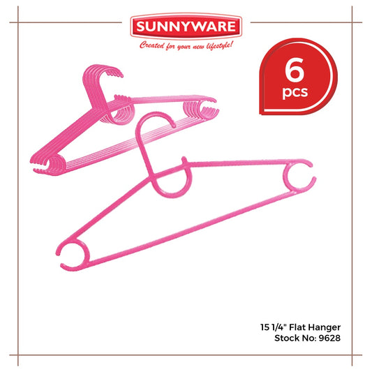 Sunnyware 9628 (6 pcs) Flat Hanger