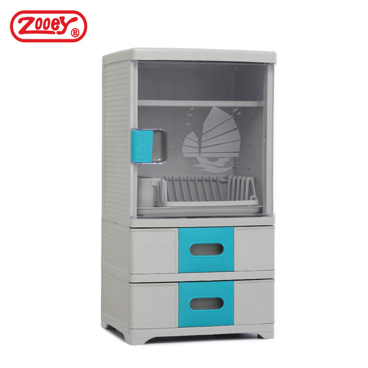 Zooey Premium 2 Drawer Dish Cabinet/Organizer Stock No. 868-2D
