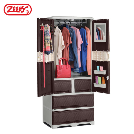 Zooey Lucky Rattan 2 Drawers Stock no. 2009 - LR2