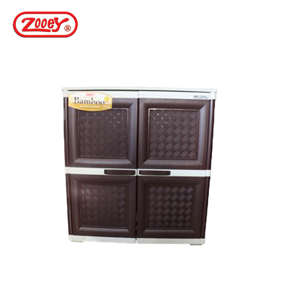 Zooey Bamboo Rattan Cabinet stock no. 2020 BAM