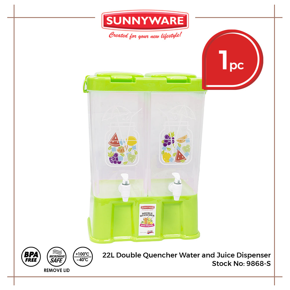 Sunnyware 9868-S 22 L Double Quencher Dispenser