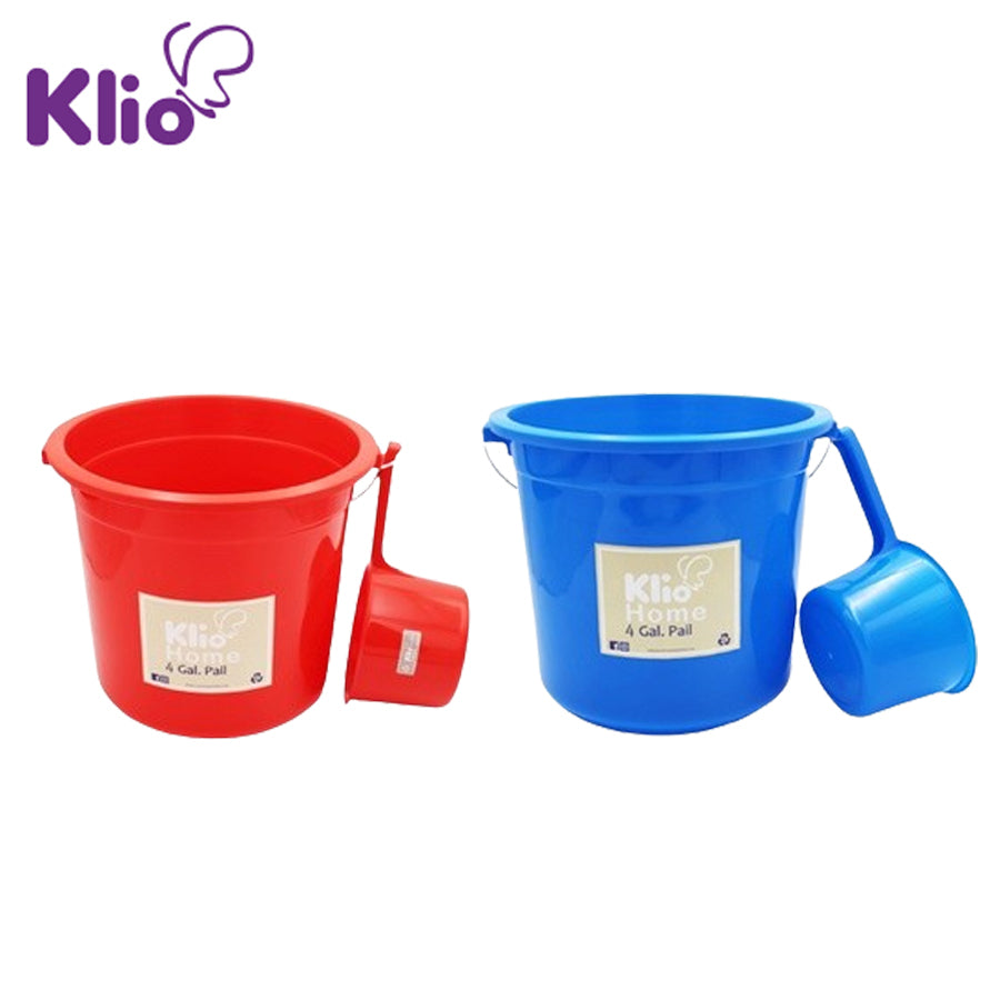 KLIO-H030 WATER PAIL 4GALLONS WITH Water Dipper set