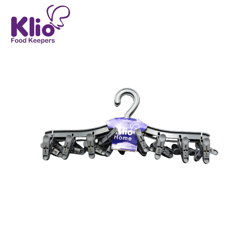 KLIO H129-3Hanger with 8 Clips 3’S