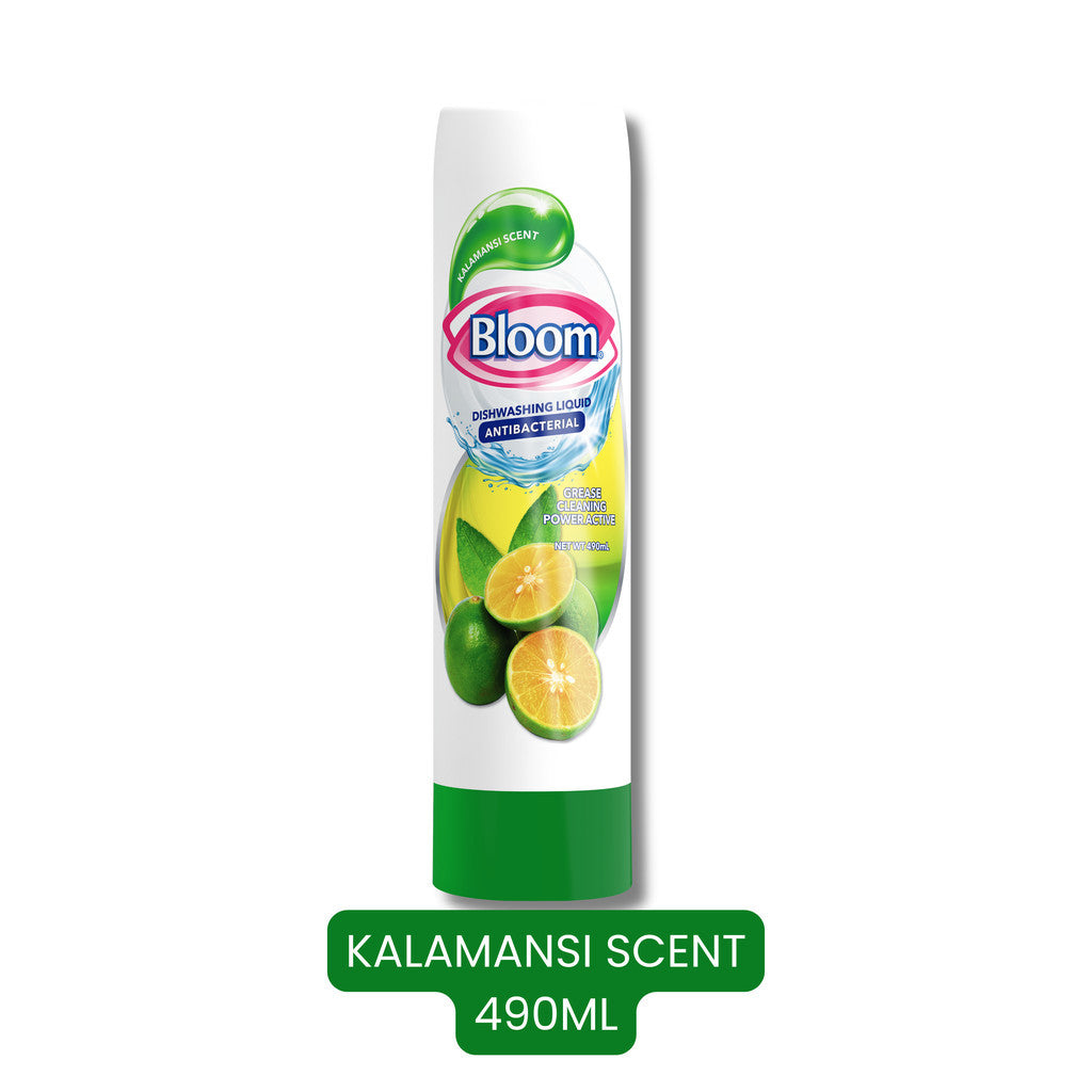 Bloom Kalamansi Dishwashing Liquid Squeeze Bottle Plant-Based Grease Cleaner Stand Up Refill Pouch