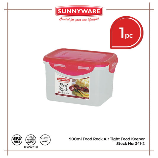 Sunnyware 341-2 900 ml Food Rock Air Tight Food Keeper Container Leak Proof
