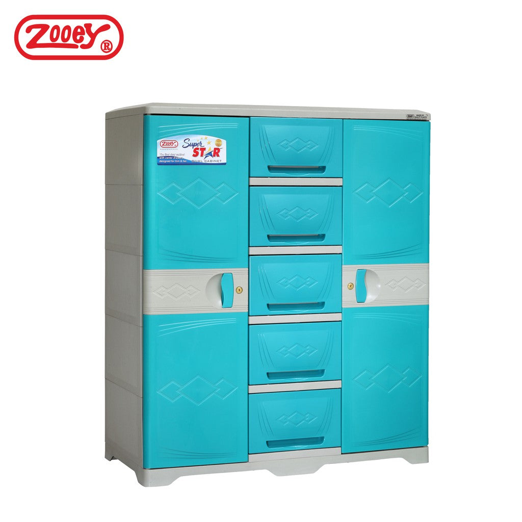 Zooey Super Star Dual Cabinet/Wardrobe/Clothes Organizer Stock No. SSR-2009