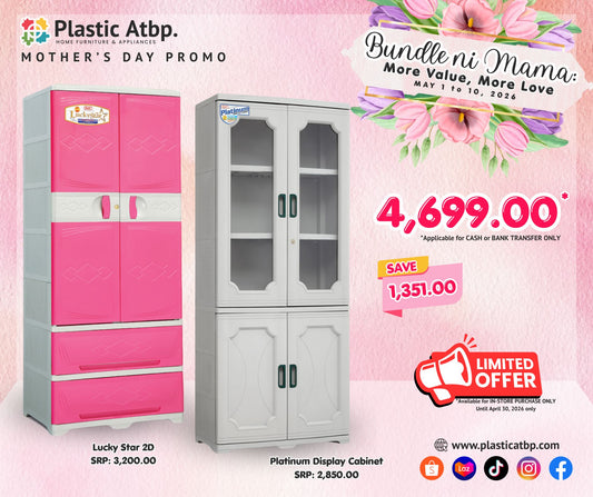 MOTHER’S DAY PROMO - Bundle ni Mama: Lucky Star 2 and Platinum Display Cabinet!