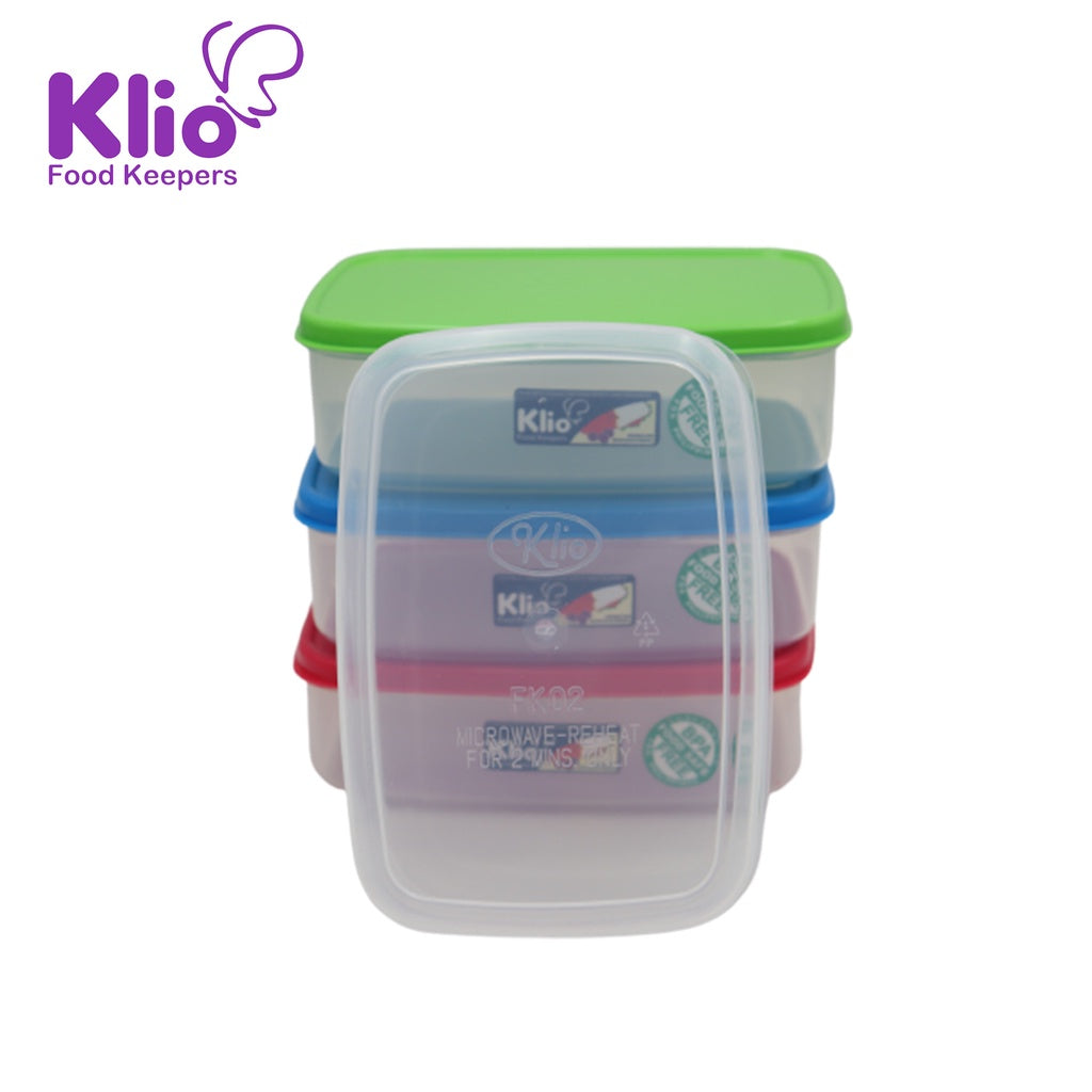 KLIO KL-FK02 FOOD KEEPER /FOOD CONTAINER MEDIUM 177x127x58mm