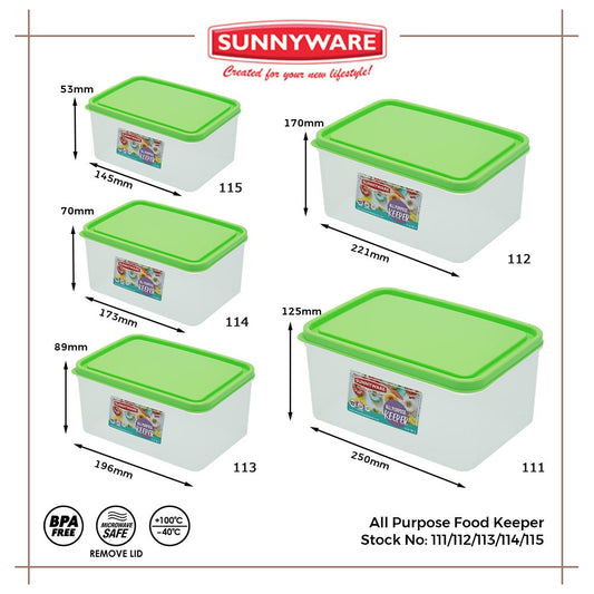 Sunnyware 113 1.5 liter Food Keeper