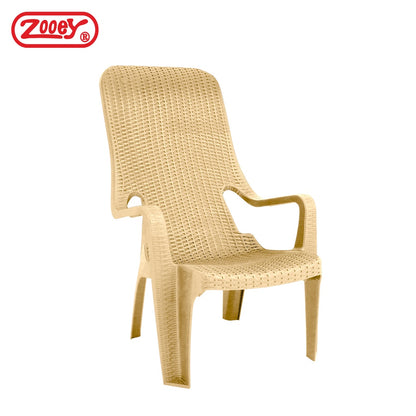 Zooey Tropical High-Back Rattan Chair Stock No. 551