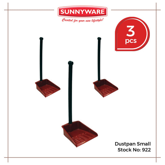 3pcs Dustpan Small [Sunnyware 922] |Plasticware | Cleaning Tool | Householdware | Home Care dust pan