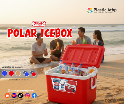 Zooey Polar Ice Box/Ice Cooler 52 Liters Stock No. 2019-L