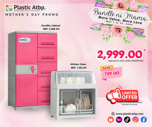 MOTHER’S DAY PROMO - Bundle ni Mama: Duralite Cabinet and Kitchen Clean!