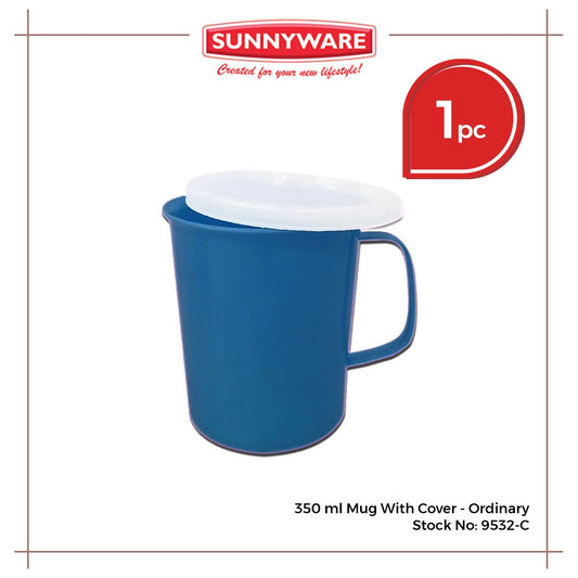 Sunnyware 9532-C-A 350 ml Mug with Cover - deluxe