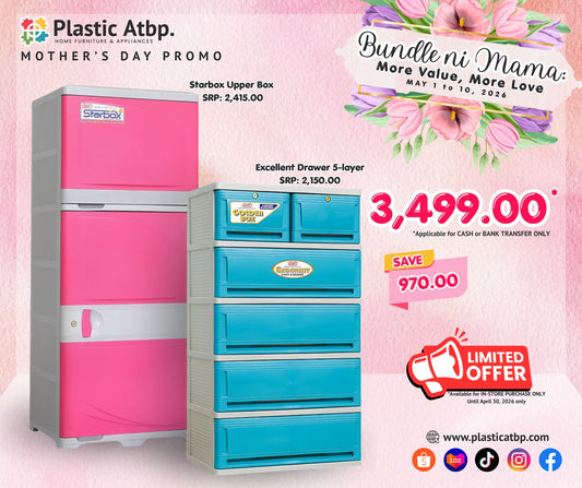 MOTHER’S DAY PROMO - Bundle ni Mama: Starbox Upper Box and Excellent Drawer 5-layer!