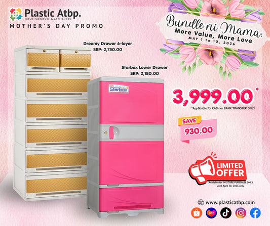 MOTHER’S DAY PROMO - Bundle ni Mama: Dreamy Drawer 6-layer and Starbox Lower Drawer!