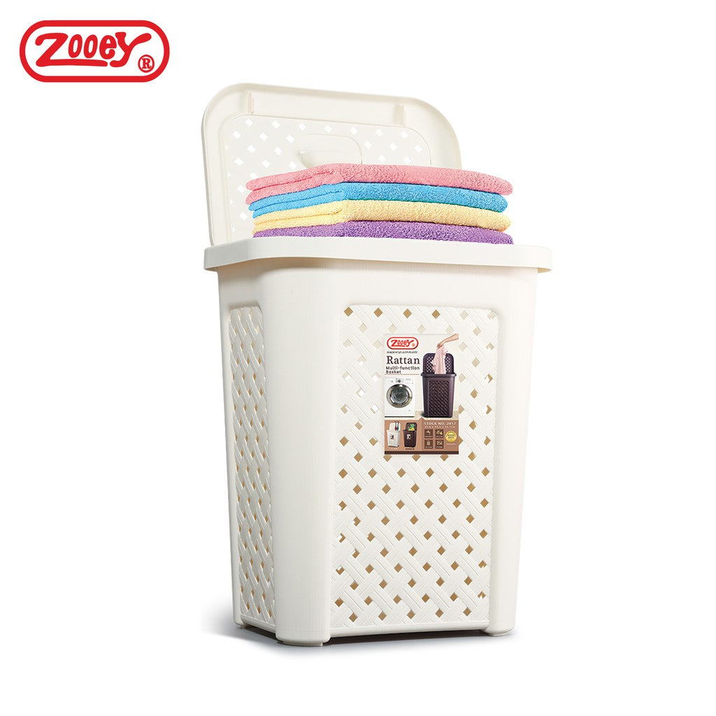 ZOOEY LAUNDRY RATTAN BASKET (BIG)/HAMPER Stock No. 2017