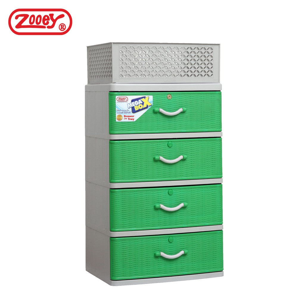 Zooey Mega Box Drawer 4 Layer Stock No. 399-4L/Wardrobe/Organizer