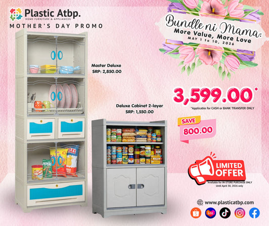MOTHER’S DAY PROMO - Bundle ni Mama: Master Deluxe and Deluxe Cabinet 2-layer!