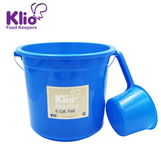 KLIO-H030 WATER PAIL 4GALLONS WITH Water Dipper set