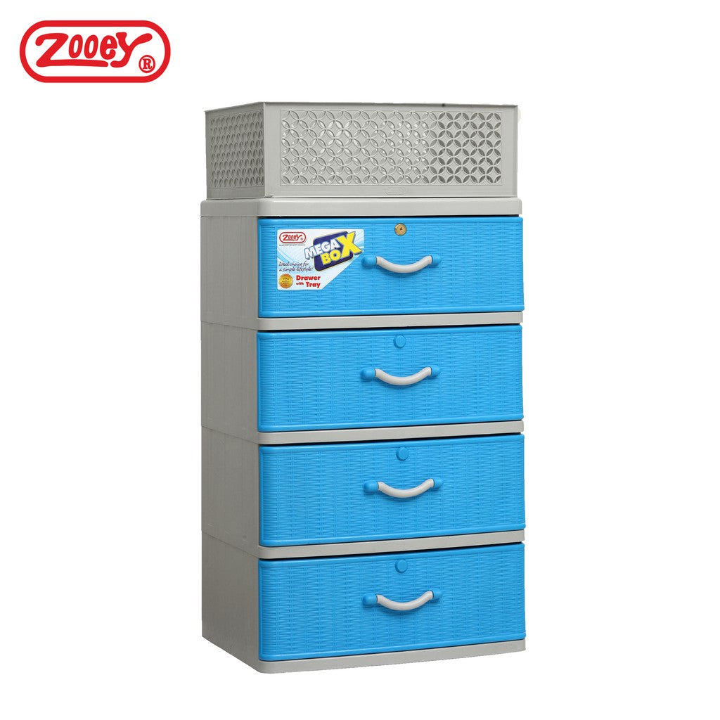 Zooey Mega Box Drawer 4 Layer Stock No. 399-4L/Wardrobe/Organizer