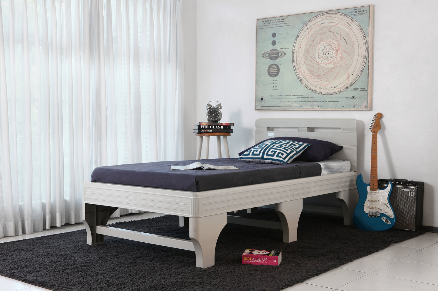 Zooey Cool & Comfort - Single (36x 75 inches) Bed Frame Stock No. 878-36"