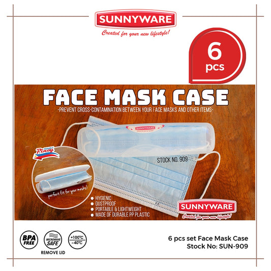 6pcs Sunnyware 909 Face Mask Case
