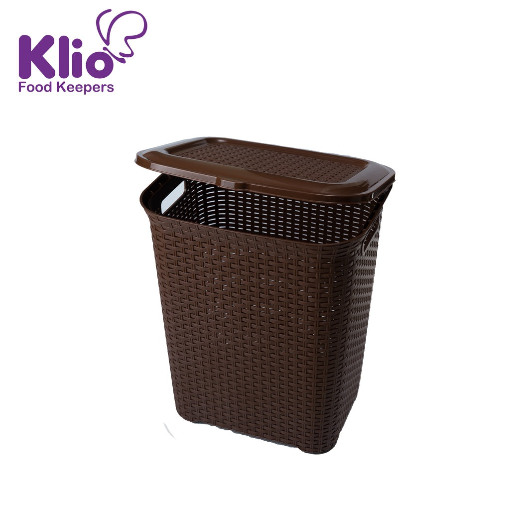 Klio KL-0306C Bamboo Weaved Laundry  Basket