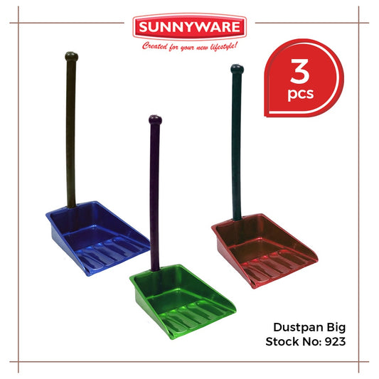 3pcs Dustpan Big [Sunnyware 923] |Plasticware |Cleaning Tool | Householdware | Home Care dust pan
