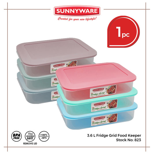 SUNNYWARE 823 - 3.6 L Fridge Grid Food Keeper 1PC