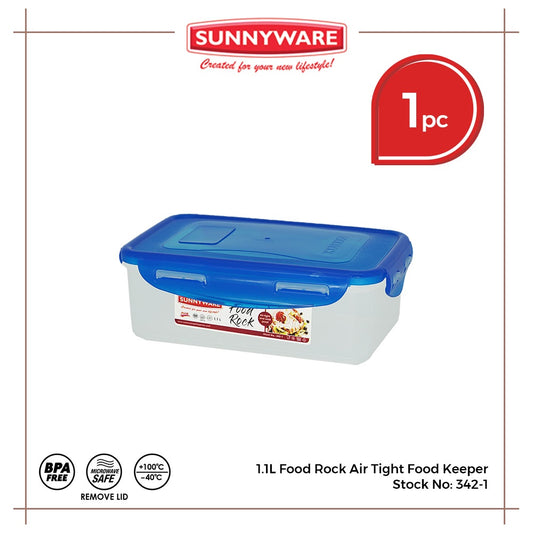 Sunnyware 342-1 1.1 L Food Rock Air Tight Food Keeper Container Leak Proof