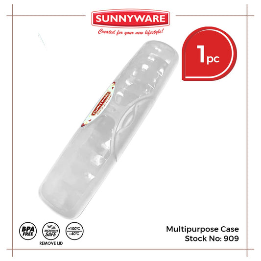 Sunnyware 909 Multipurpose Travel Case for Toothbrush / Pencil / Spoon & Fork Multi Purpose Case