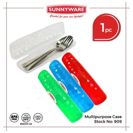Sunnyware 909 Multipurpose Travel Case for Toothbrush / Pencil / Spoon & Fork Multi Purpose Case