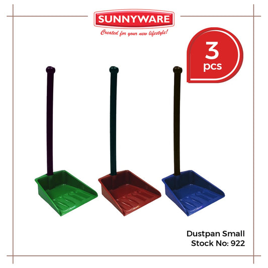 3pcs Dustpan Small [Sunnyware 922] |Plasticware | Cleaning Tool | Householdware | Home Care dust pan