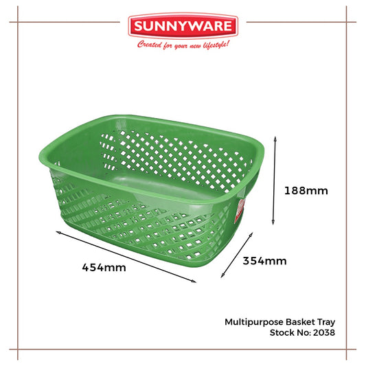 3pcs Multipurpose Basket Tray [SUN-2038] | Plasticware | Kitchenware | Organizer | Modern Design
