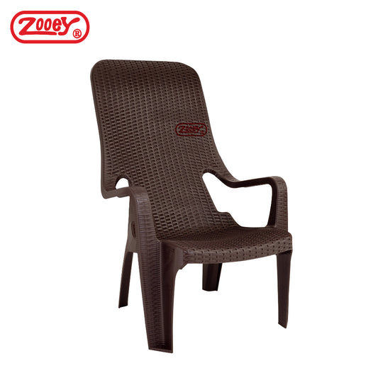 Zooey Tropical High-Back Rattan Chair Stock No. 551