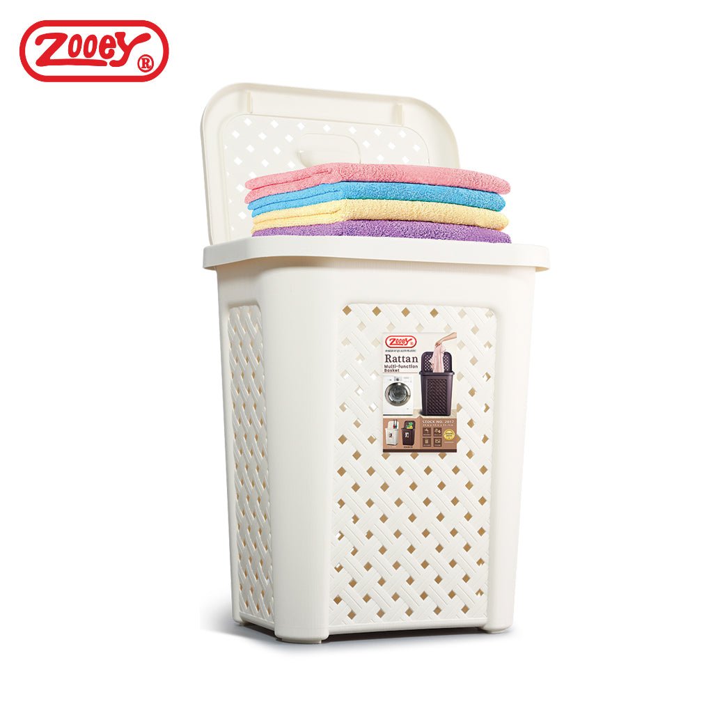 ZOOEY LAUNDRY RATTAN BASKET (BIG)/HAMPER Stock No. 2017