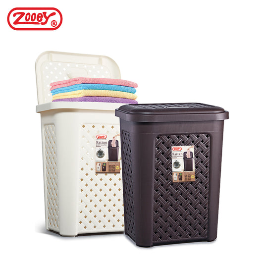 ZOOEY LAUNDRY RATTAN BASKET (BIG)/HAMPER Stock No. 2017