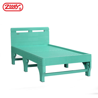 SIESTA SET! Zooey Cool & Comfort Bed Frame and Britex Rubberized Compact Foam Mattress w/ Zipper Cover