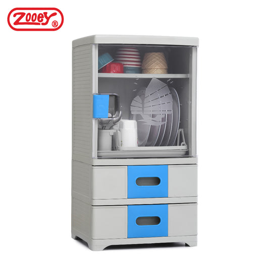 Zooey Premium 2 Drawer Dish Cabinet/Organizer Stock No. 868-2D