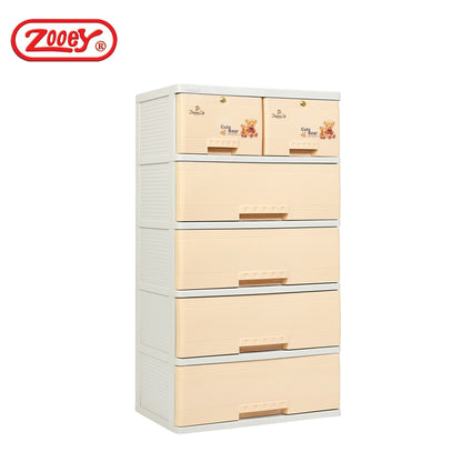 Zooey Adora Wardrobe/Clothes Organizer 5 Layer