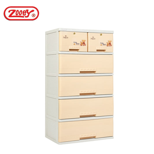 Zooey Adora Wardrobe/Clothes Organizer 5 Layer