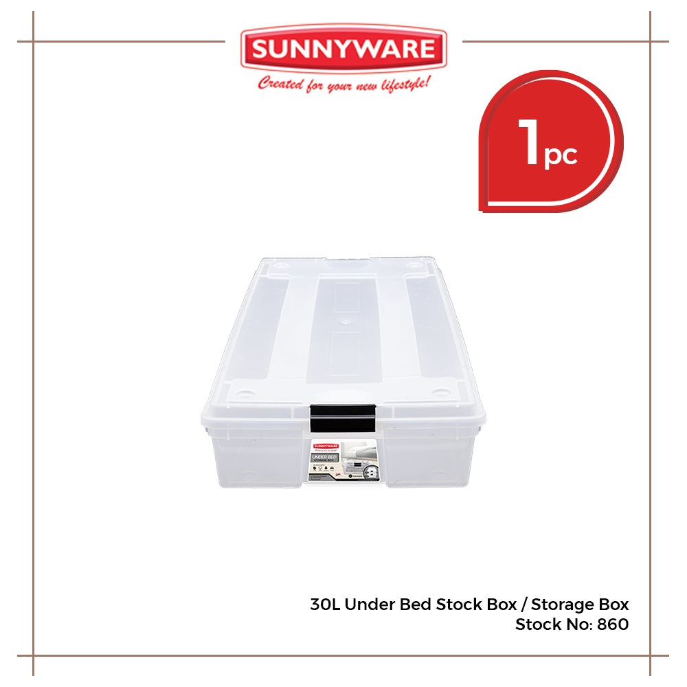 30L Under Bed Stock Box / Storage Box [Sunnyware 860]