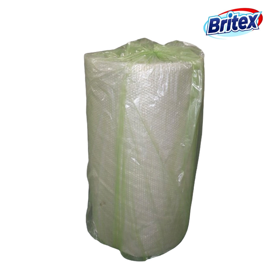 Britex CLEAR BUBBLE WRAP (40X100M) For packaging and wrapping items.