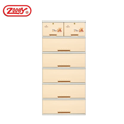 Zooey Adora Wardrobe/Clothes Organizer 6 Layer