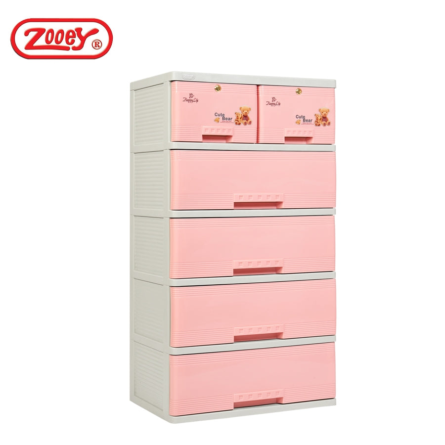 Zooey Adora Wardrobe/Clothes Organizer 5 Layer