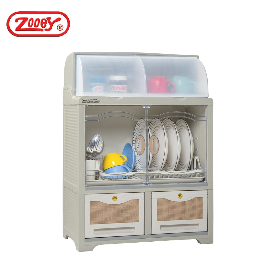 Zooey Smart Bio Clean Dish Cabinet/Organizer Stock No. 908-SB